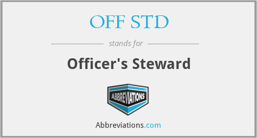 What does OFF STD stand for?
